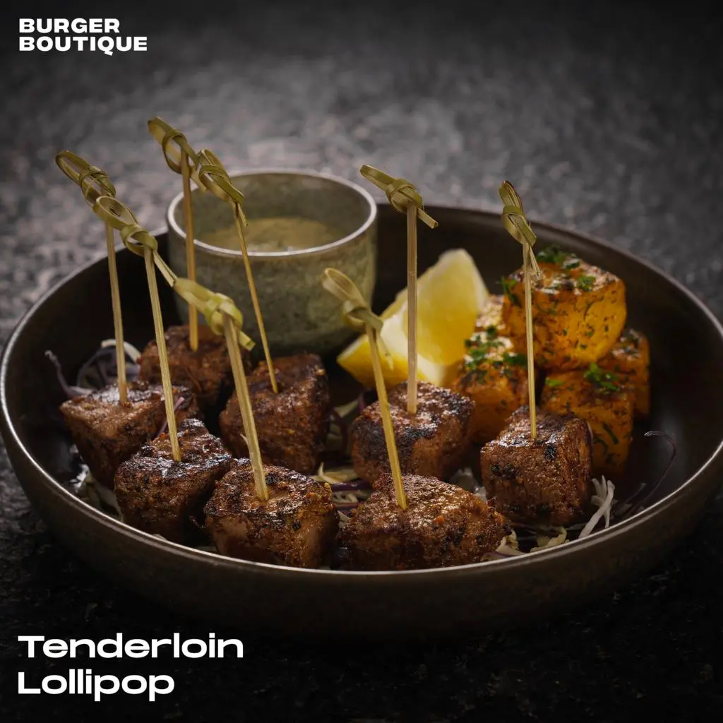 Black Pepper Tenderloin Lollipops